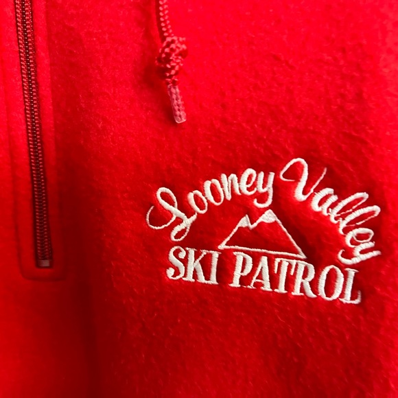 ACME Looney Tunes Quarter-zip Fleece Ski Hoodie, Unisex L, Red - Picture 10 of 12